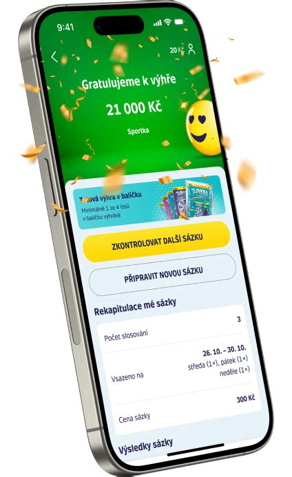 sazka klub aplikace|Mobilní aplikace